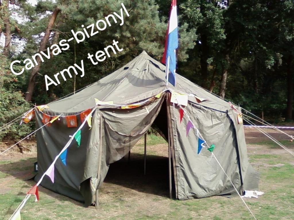 Legertent/Army tent zware kwaliteit, Ophalen, Gebruikt, Meer dan 6