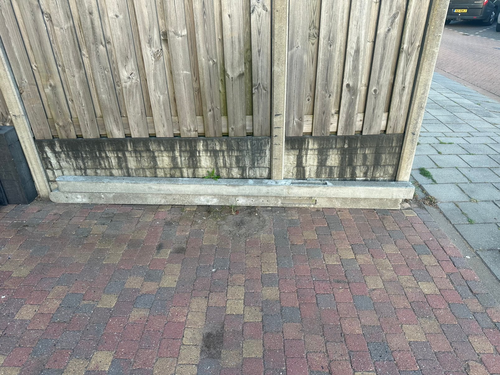 Gratis Schutting palen beton, Tuin en Terras, Ophalen, Nieuw, Overige materialen, Overige typen