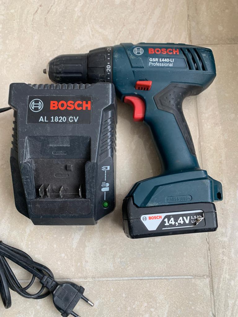 Bosch GSR 1440-LI Professional Accuboormachine, Ophalen, Gebruikt, Variabele snelheid, Boor- en Schroefmachine