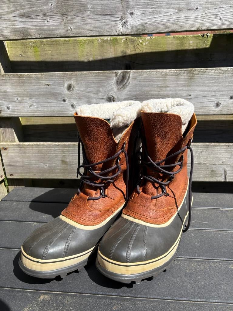 Sorel Caribou snowboots maat 48, Bruin, Boots, Ophalen of Verzenden, Zo goed als nieuw