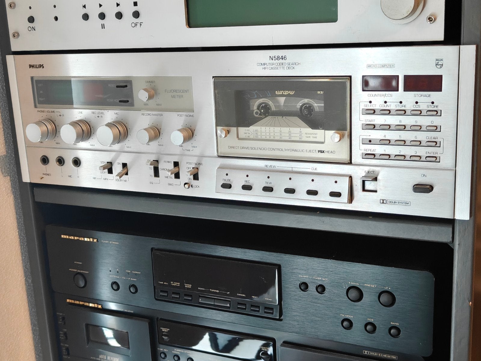 N5846 philips, Audio, Tv en Foto, Ophalen, Enkel, Philips, Tiptoetsen