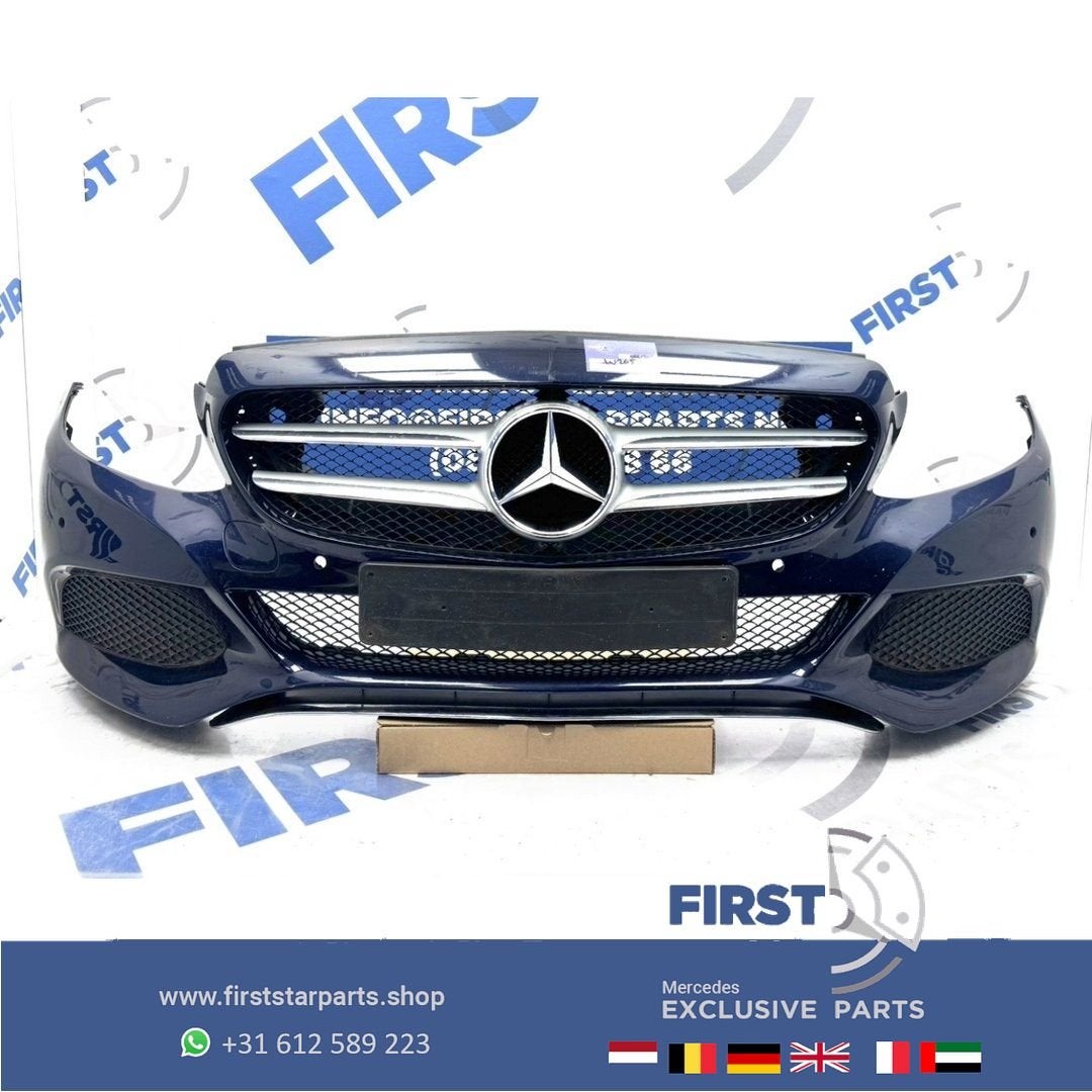 W205 VOORBUMPER COMPLEET + GRIL Mercedes C Klasse 2014-2018