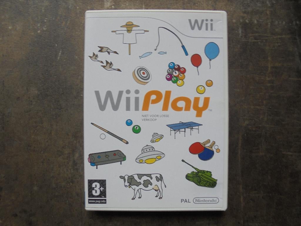 Wii Play voor Wii (zie foto's) V, Gebruikt, 1 speler, Ophalen of Verzenden, Vanaf 3 jaar