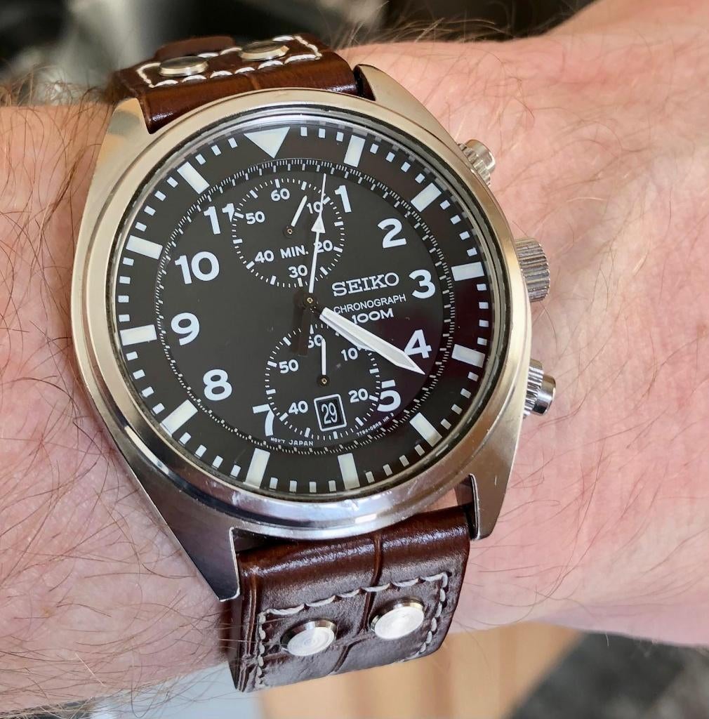 Seiko Chronograph 100M (SNN241), Seiko, Staal, Verzenden, Polshorloge