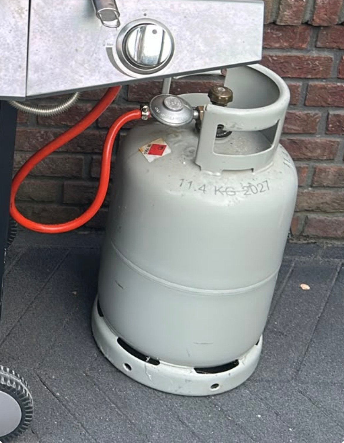 Antargaz 11,4 kg gasfles (bijna leeg), Ophalen, Gebruikt, Gas