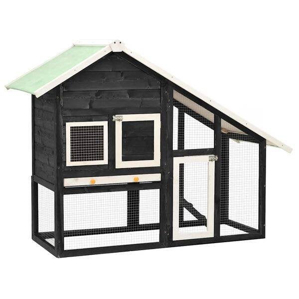 Konijnenhok hok kooi buitenren konijn GRATIS VERZENDEN!, 110 cm of meer, Verzenden, Nieuw, Konijn