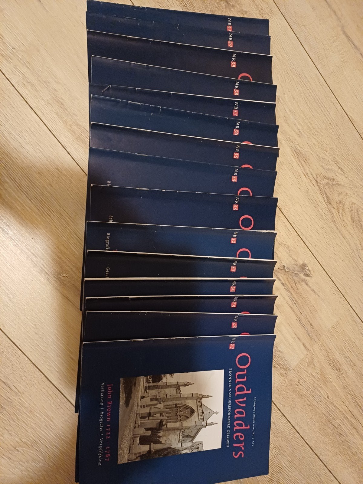 15 nummers tijdschrift OudVaders, nmr: 27-41, Boeken, Ophalen of Verzenden, Gelezen, Christendom | Protestants