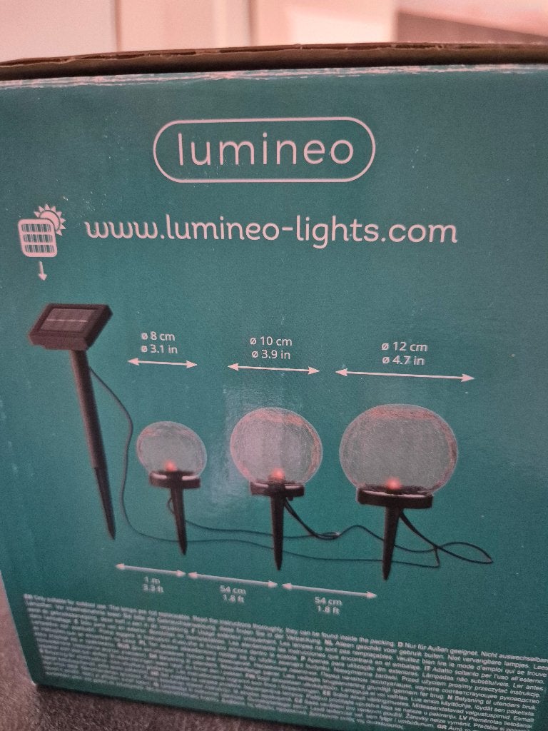 2x Lumineo Tuinlampjes Zonne-energie - ZGAN, Zonne-energie, Minder dan 50 watt, Ophalen of Verzenden, Led