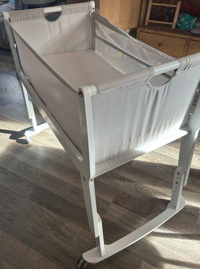 SnüzPod studio cosleeper wit met goud, verstelbaar, Ophalen, Zo goed als nieuw, Wieg
