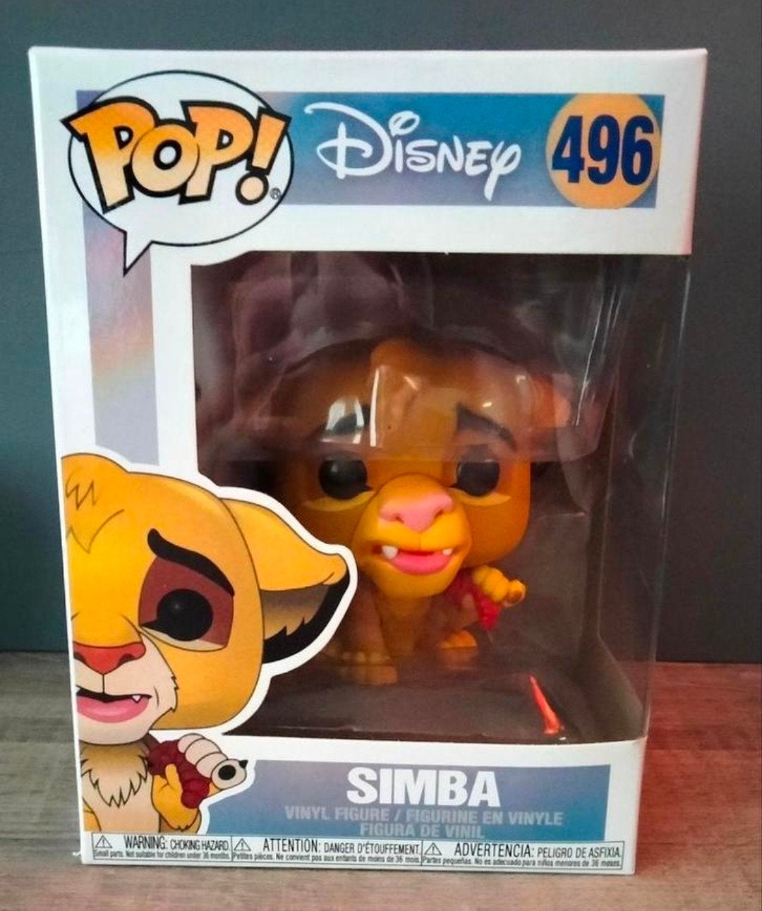 496 Simba Disney The Lion King Funko Pop, Verzamelen, Ophalen of Verzenden, Zo goed als nieuw