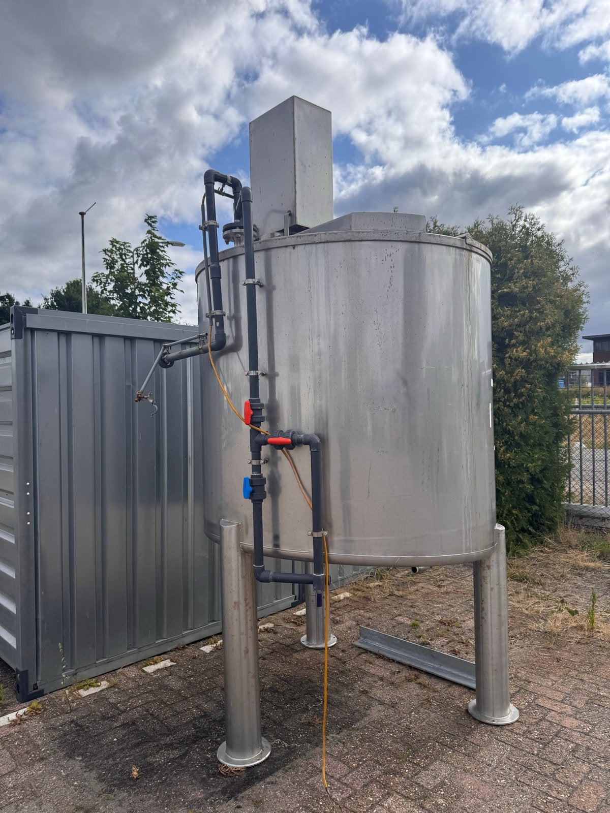 RVS opslagtank, 2800 liter, bouwjaar 1993, Ophalen