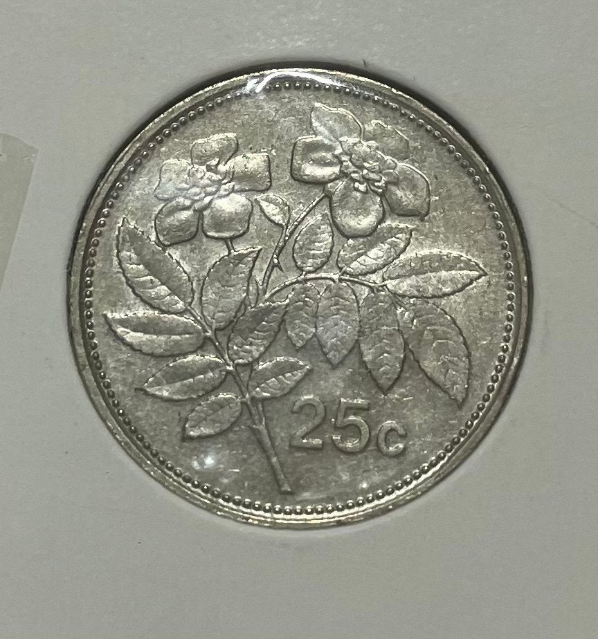 25 cent Malta 1986, Ophalen of Verzenden, Overige landen