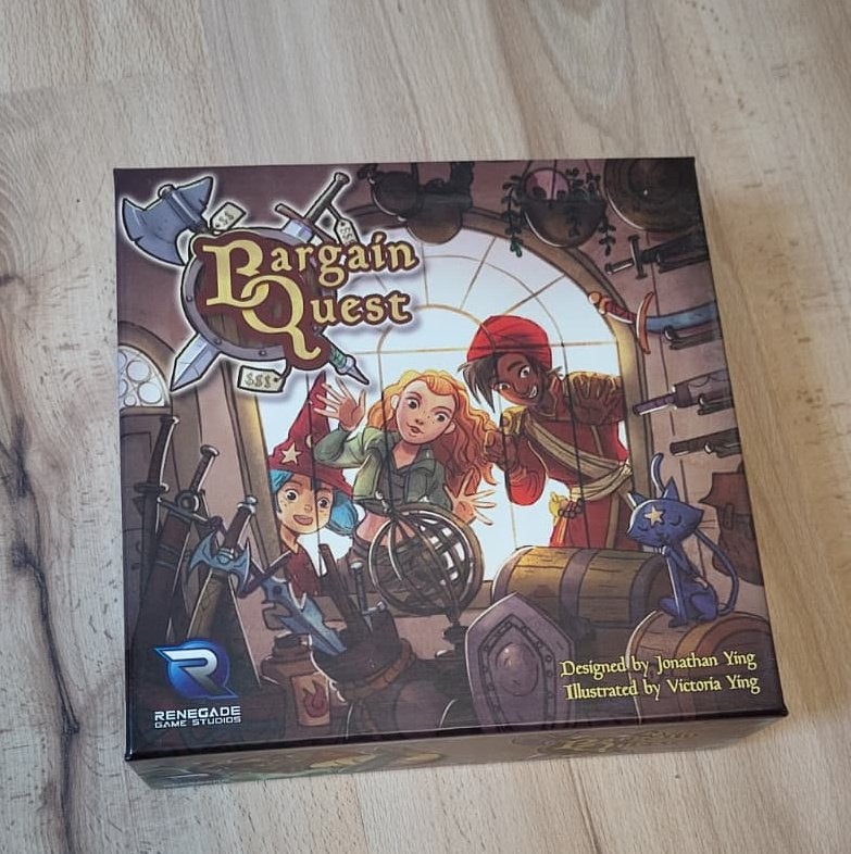 Bargain Quest Bordspel, Een of twee spelers, Ophalen of Verzenden, Zo goed als nieuw, Renegade Game Studios