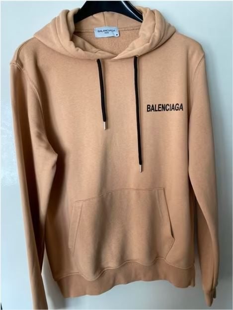 Balenciaga hoodie mt. M Unisex, Maat 48/50 (M), Beige, Ophalen of Verzenden, Zo goed als nieuw
