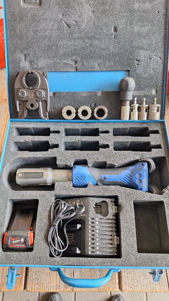 Henco Mini3 Accu perstang persmachine Mini 3 pers tang, Auto diversen, ., Ophalen of Verzenden, Zo goed als nieuw, .