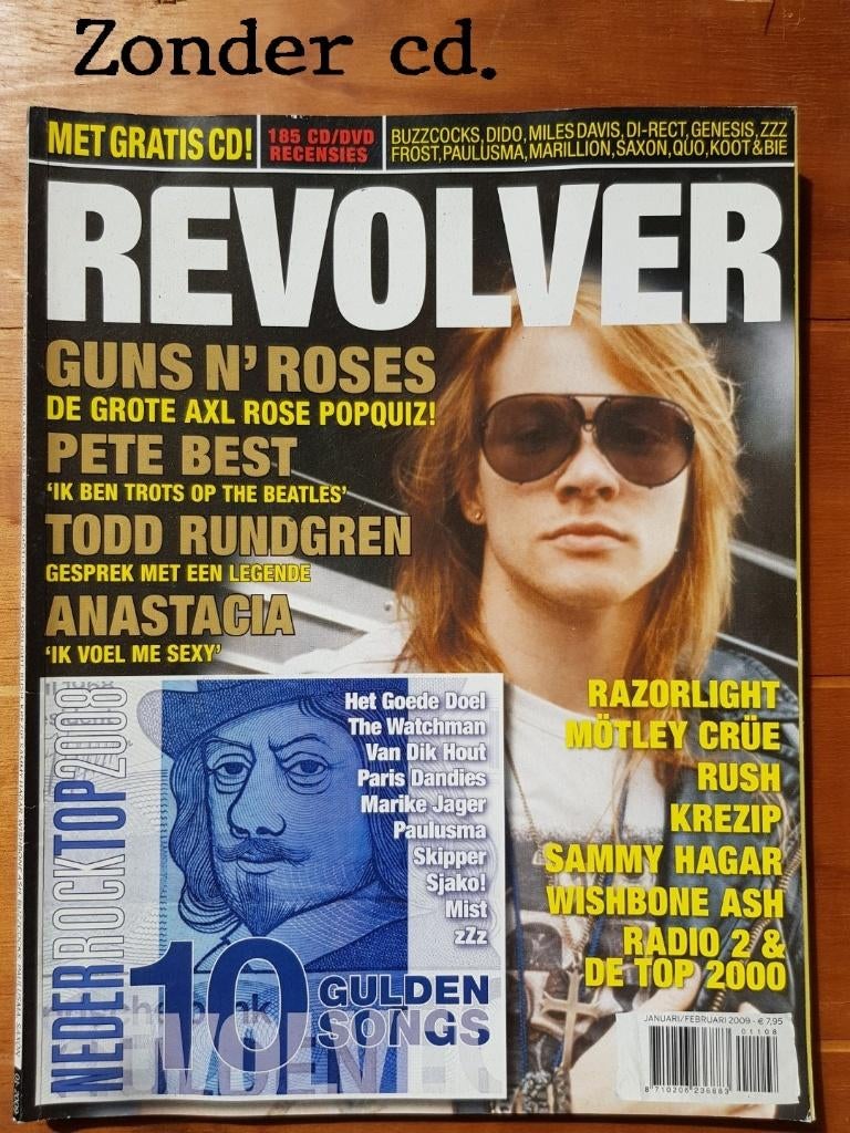 Revolver magazine Guns n' Roses, Pete Best, Todd Rundgren,, Verzenden, Muziek, Film of Tv
