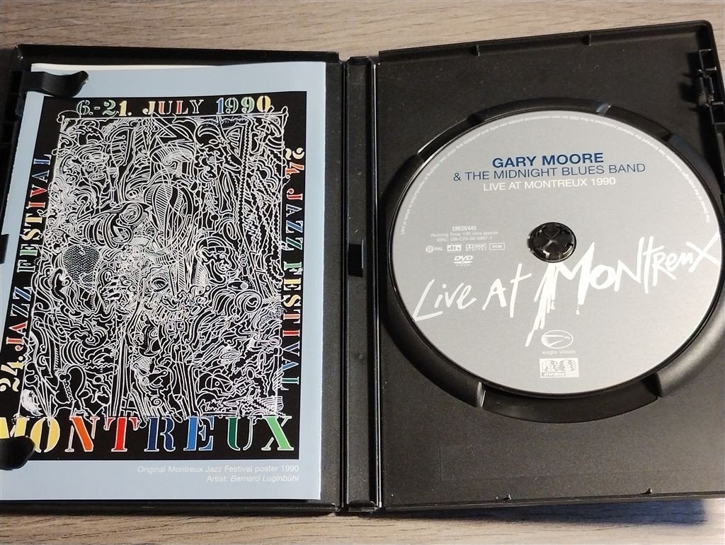 Gary Moore & The Midnight Blues Band ‎- Live At Montreux 199, Alle leeftijden, Ophalen of Verzenden, Zo goed als nieuw