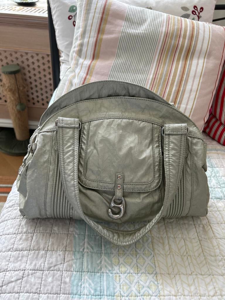 Kipling handtas grijs, Ophalen of Verzenden, Gebruikt, Grijs, Handtas