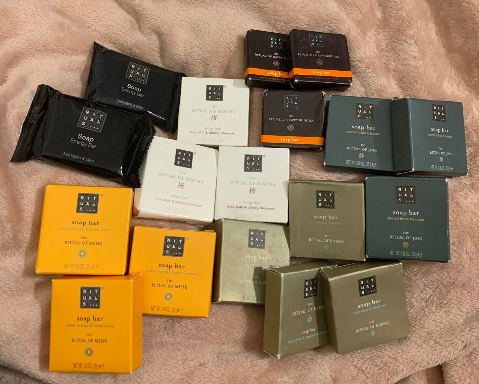 Rituals mini soap bars set (divers), Ophalen of Verzenden, Nieuw, Bad & Douche