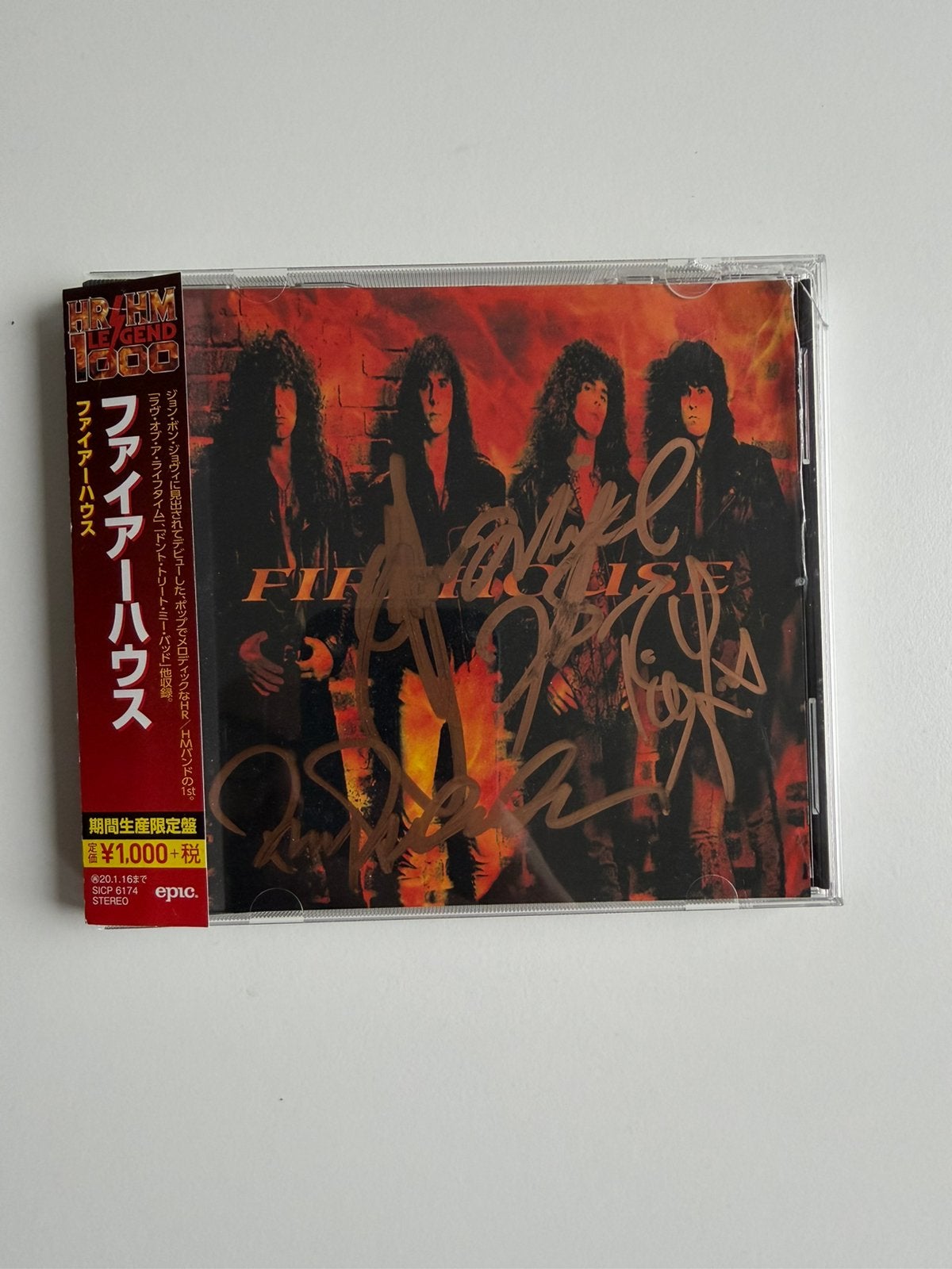 Firehouse - Firehouse gesigneerd debuut album Cd - Japan, Ophalen, Gebruikt