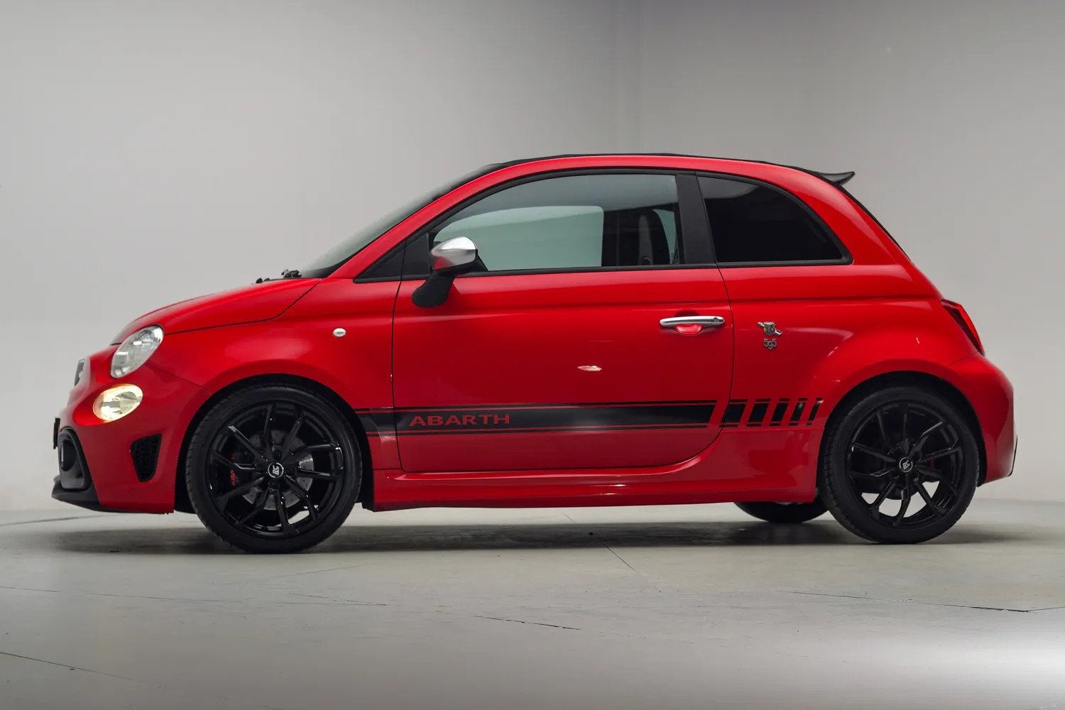 Fiat 500C 1.4 T-Jet Abarth Turismo [ Leer Airco Xenon Naviga, Auto's, Voorwielaandrijving, 4 cilinders, Leder, Bedrijf