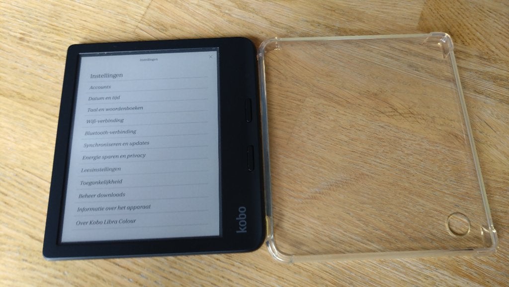 Kobo Libra Colour e-reader met hoesje, Gebruikt, Kobo, 7 inch, 16 GB of meer