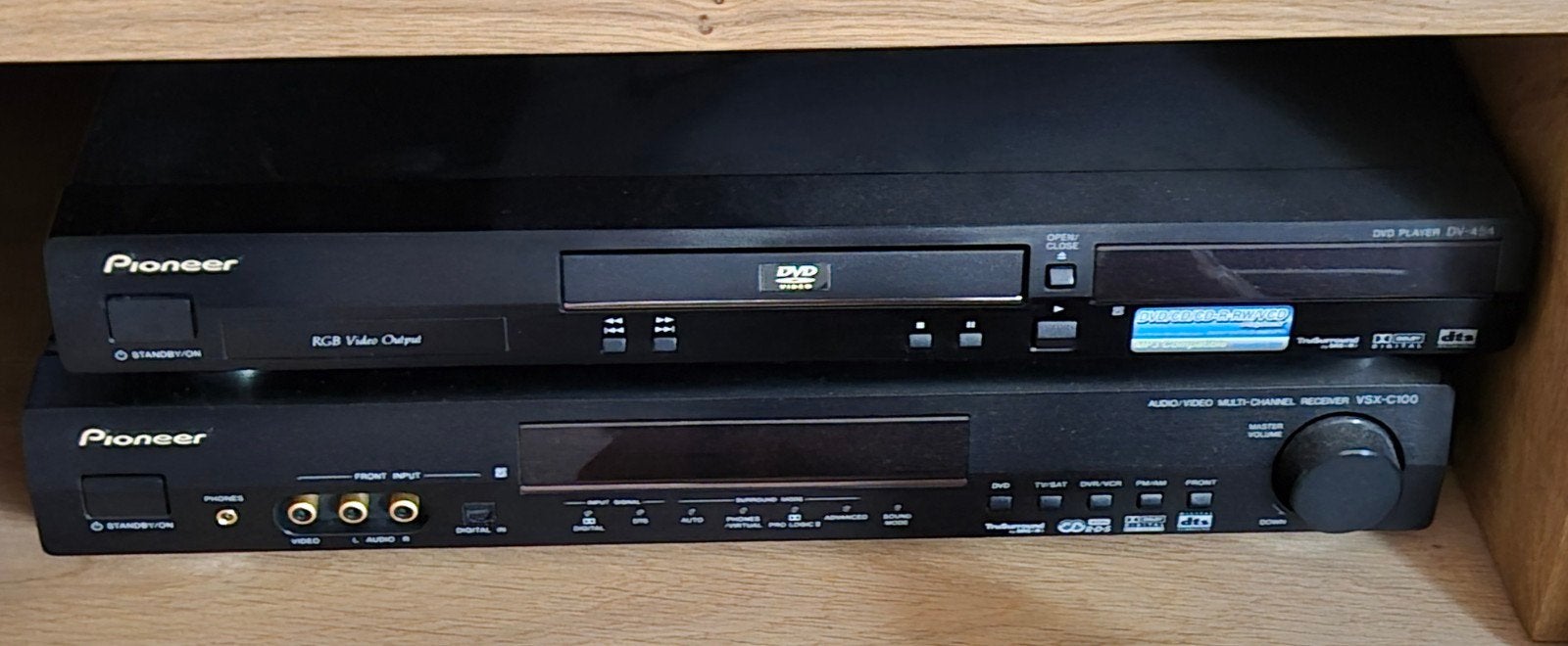 Pioneer DVD-speler DV-434 en AV-receiver VSX-C100, Ophalen, Gebruikt, Dvd-speler, Pioneer