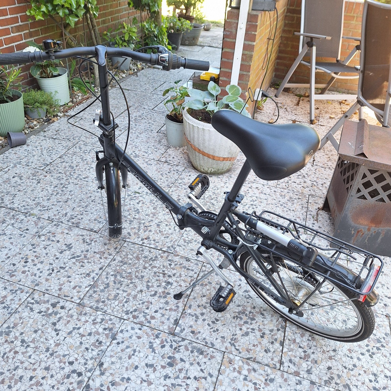 Opvouwbare Vouwfiets - Ideaal voor woon-werkverkeer, Fietsen en Brommers, Fietsen | Vouwfietsen, 20 inch of meer, Gebruikt, Velgrem