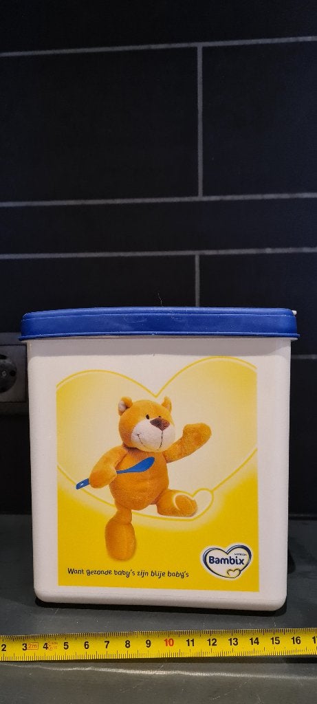 Bambix nutricia bewaarbus voorraadbus bewaarbak, Ophalen, Zo goed als nieuw, Overige typen