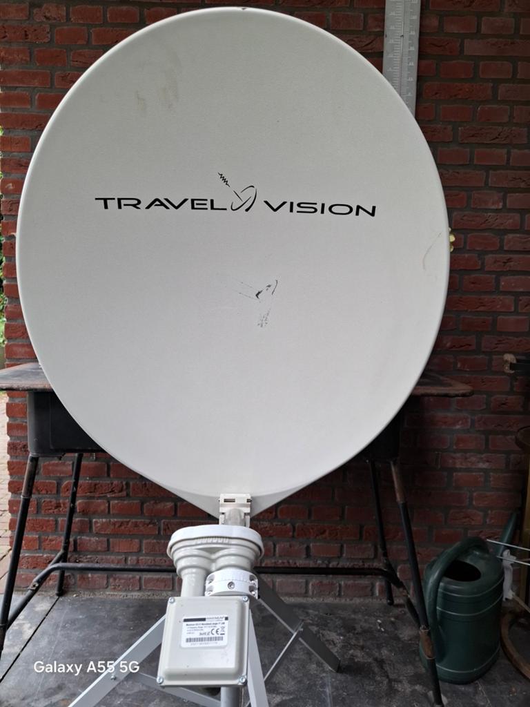 Travel Vision R6-DUO schotelantenne met statief, Audio, Tv en Foto, Schotelantennes, Ophalen of Verzenden, Gebruikt, (Schotel)antenne