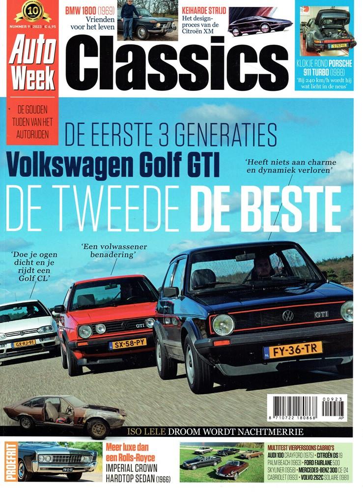 Autoweek Classics 2023 nr. 9 (o.a. Volkswagen Golf GTI), Verzenden, Gelezen, Algemeen