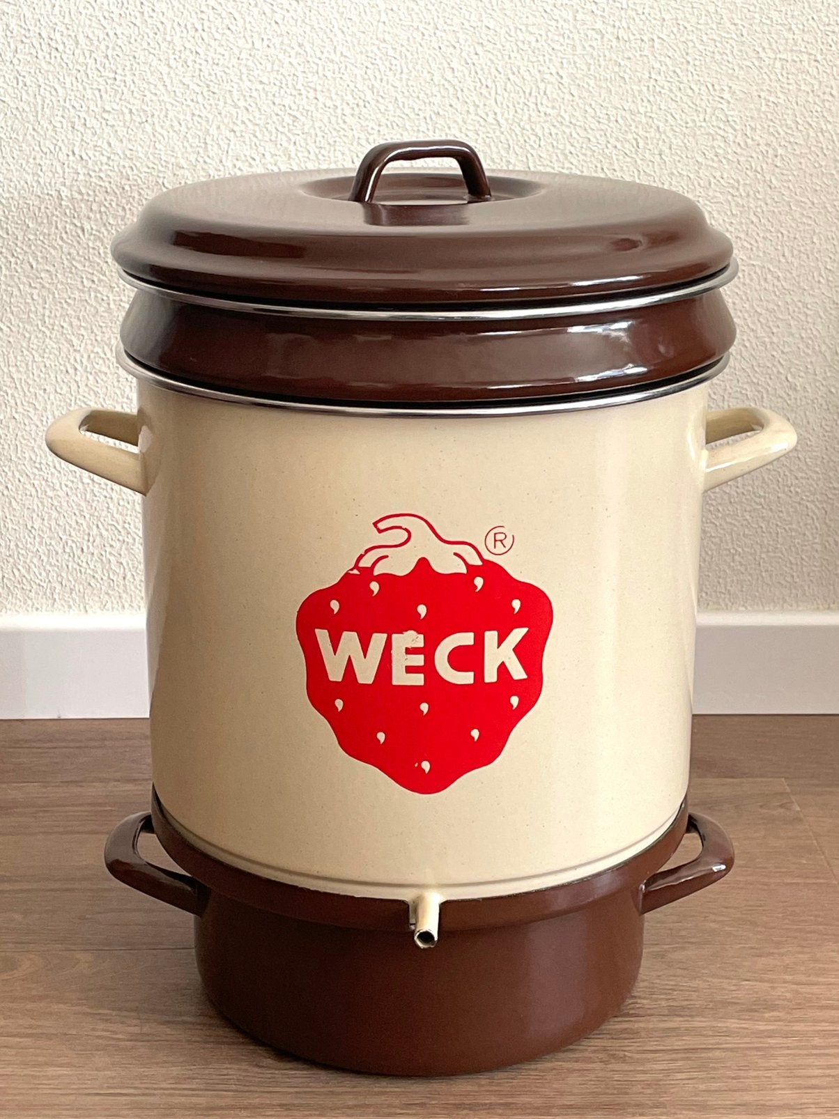 Vintage WECK Inmaakketel Sapketel Weck-Ketel Ontsapper Set, Huis en Inrichting, Ophalen, Overige typen, Zo goed als nieuw, Overige materialen