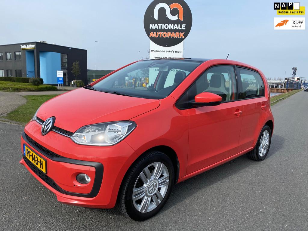 Volkswagen Up! 2017 * 1.0 EcoFuel high up! * CNG * APK * EUR, Auto's, Voorwielaandrijving, Parkeersensor, CNG (Aardgas), 4 stoelen