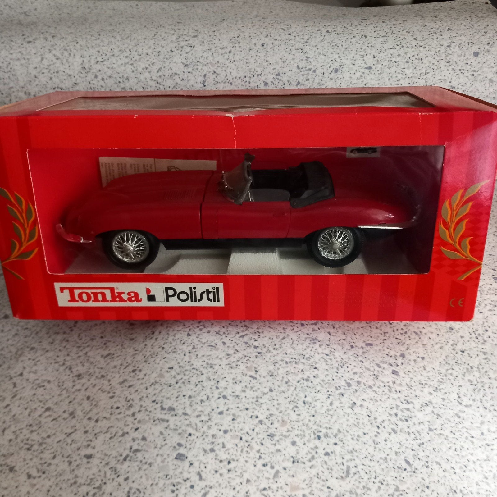 Jaguar E-type Roadster Polistil rood, Ophalen of Verzenden, Nieuw