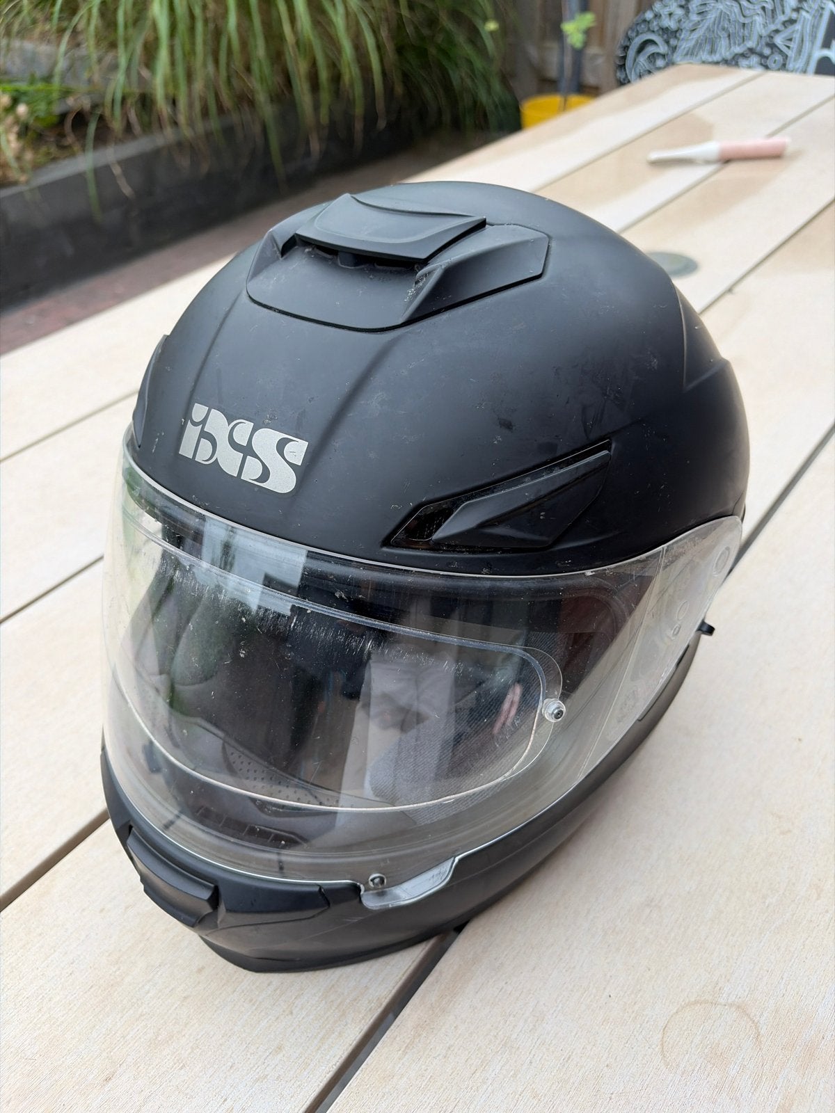 IXS integraalhelm 315 1.0 Matzwart, Motoren, Kleding | Motorhelmen, Heren, Integraalhelm, L, Tweedehands