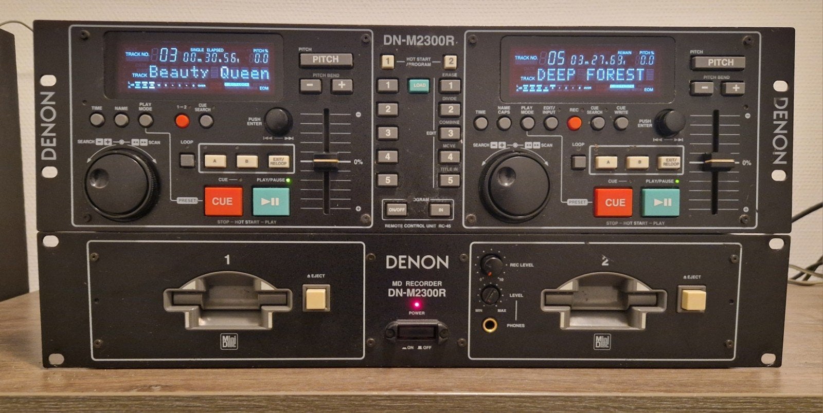 DENON DN-M2300R Professional Twin MD Recorder/Player, Ophalen of Verzenden, Minidisc-recorder