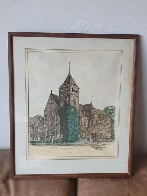 Raadhuis Zeist 1979 Cees Bijman ingekleurd, Ophalen