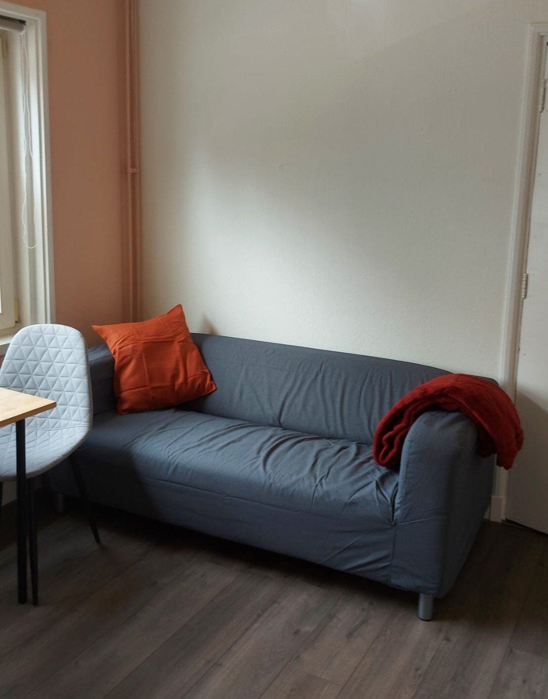 KLIPPAN 2-zitsbank grijs ikea, Ophalen, Zo goed als nieuw