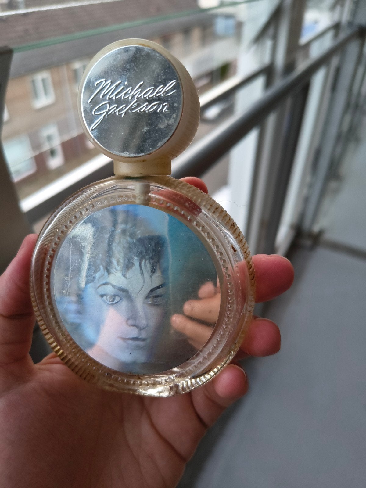 Leeg Michael Jackson parfumflesje - Vintage verzamelobject, Ophalen of Verzenden, Gebruikt