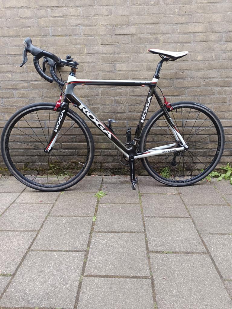 Koga roadracer full carbon racefiets sportfiets 28 inch, Fietsen en Brommers, Fietsen | Racefietsen, Ophalen, 28 inch, Gebruikt