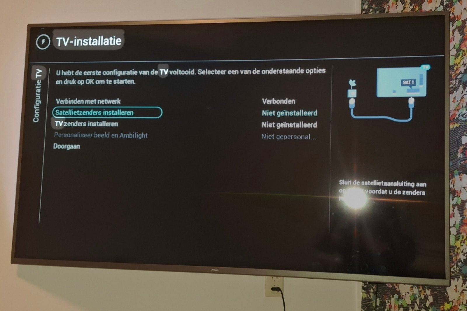 mooie Philips smart tv (Defect), Ophalen