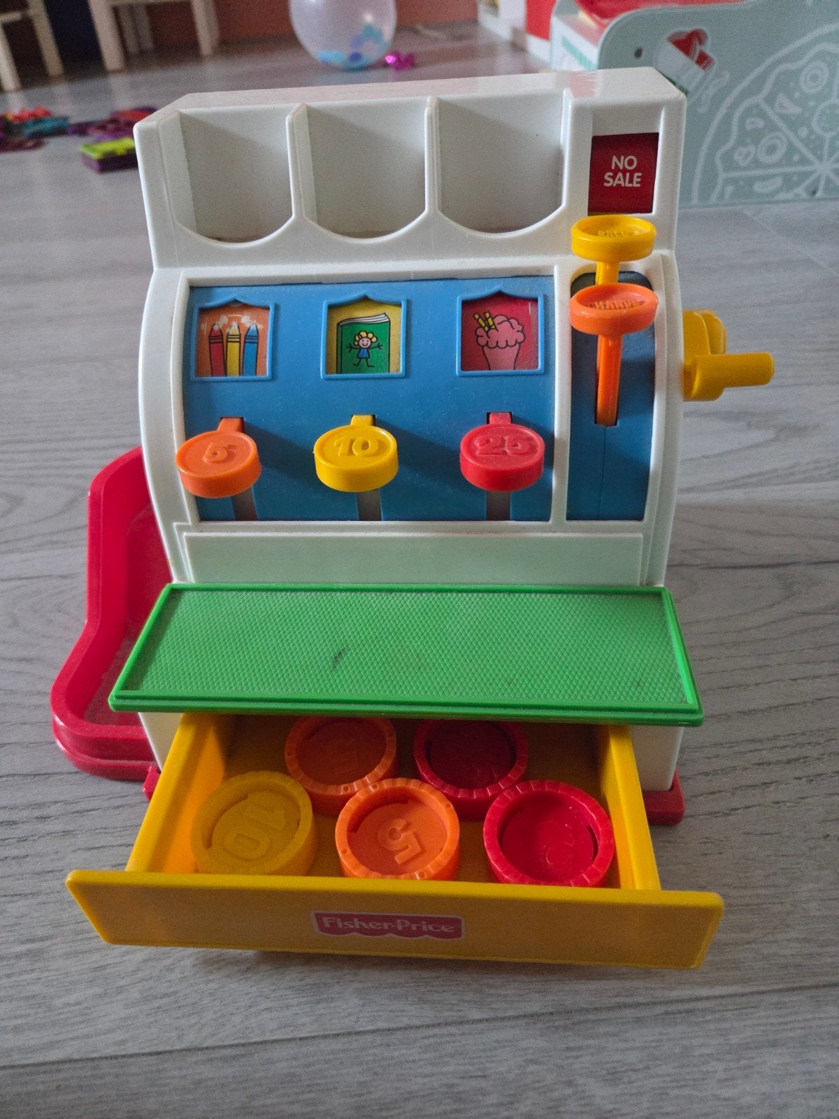 kassa met 5 muntjes, Kinderen en Baby's, Ophalen, Gebruikt, Speelset