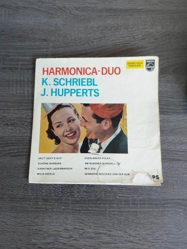 Harmonica-Duo K. Schriebl / J. Hupperts - Grand Gala, Gebruikt, 10 inch, Single, Ophalen of Verzenden