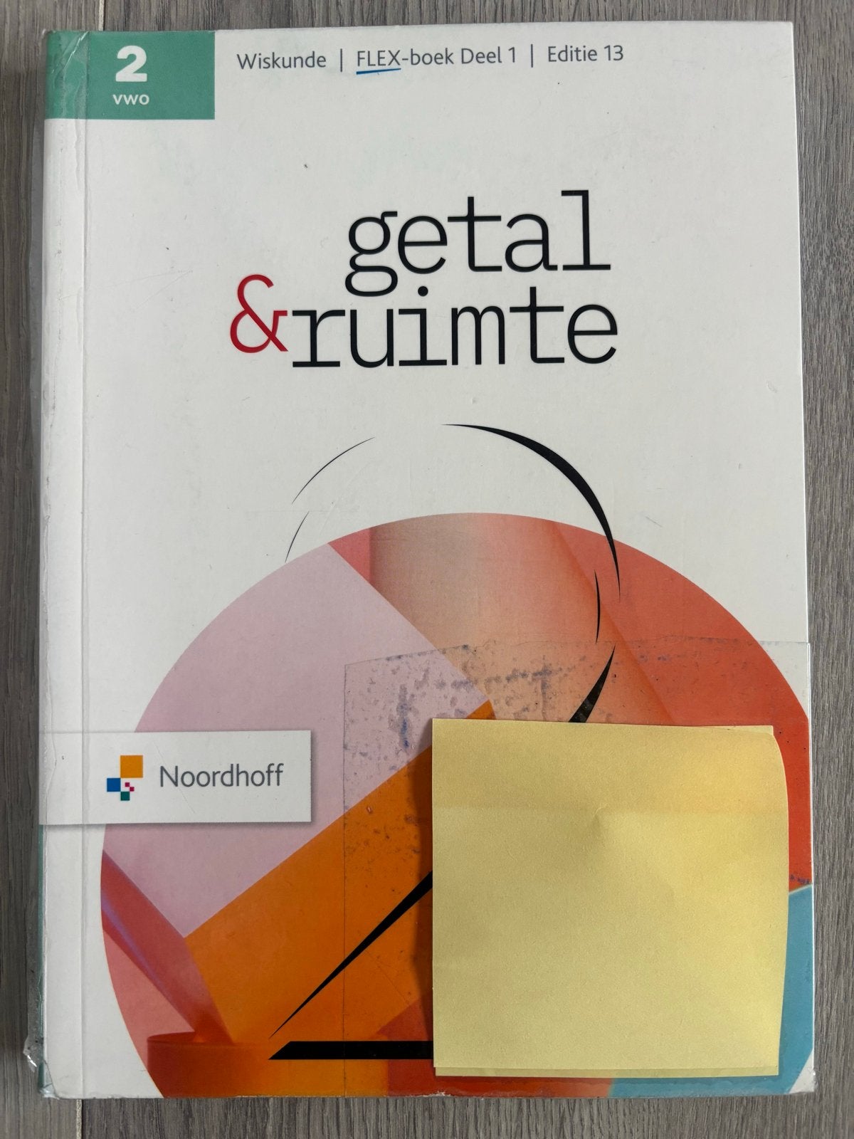 Getal & Ruimte Wiskunde FLEX-boek Deel 1 VWO 2 Editie 13, Ophalen of Verzenden, Beta, Zo goed als nieuw