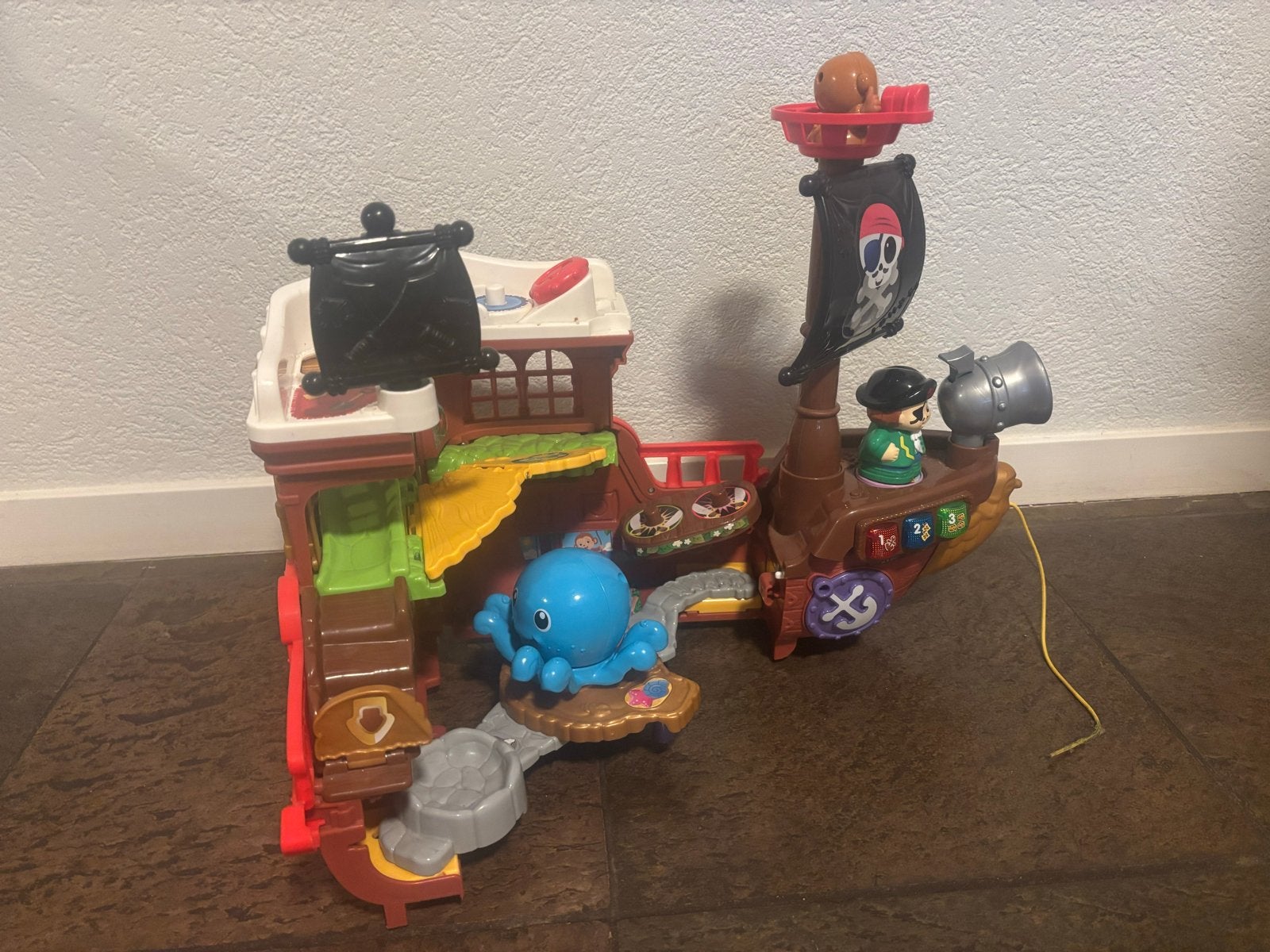 VTech Zoef Zoef Dieren Piratenschip, Ophalen of Verzenden, Zo goed als nieuw, Ontdekken, Met licht