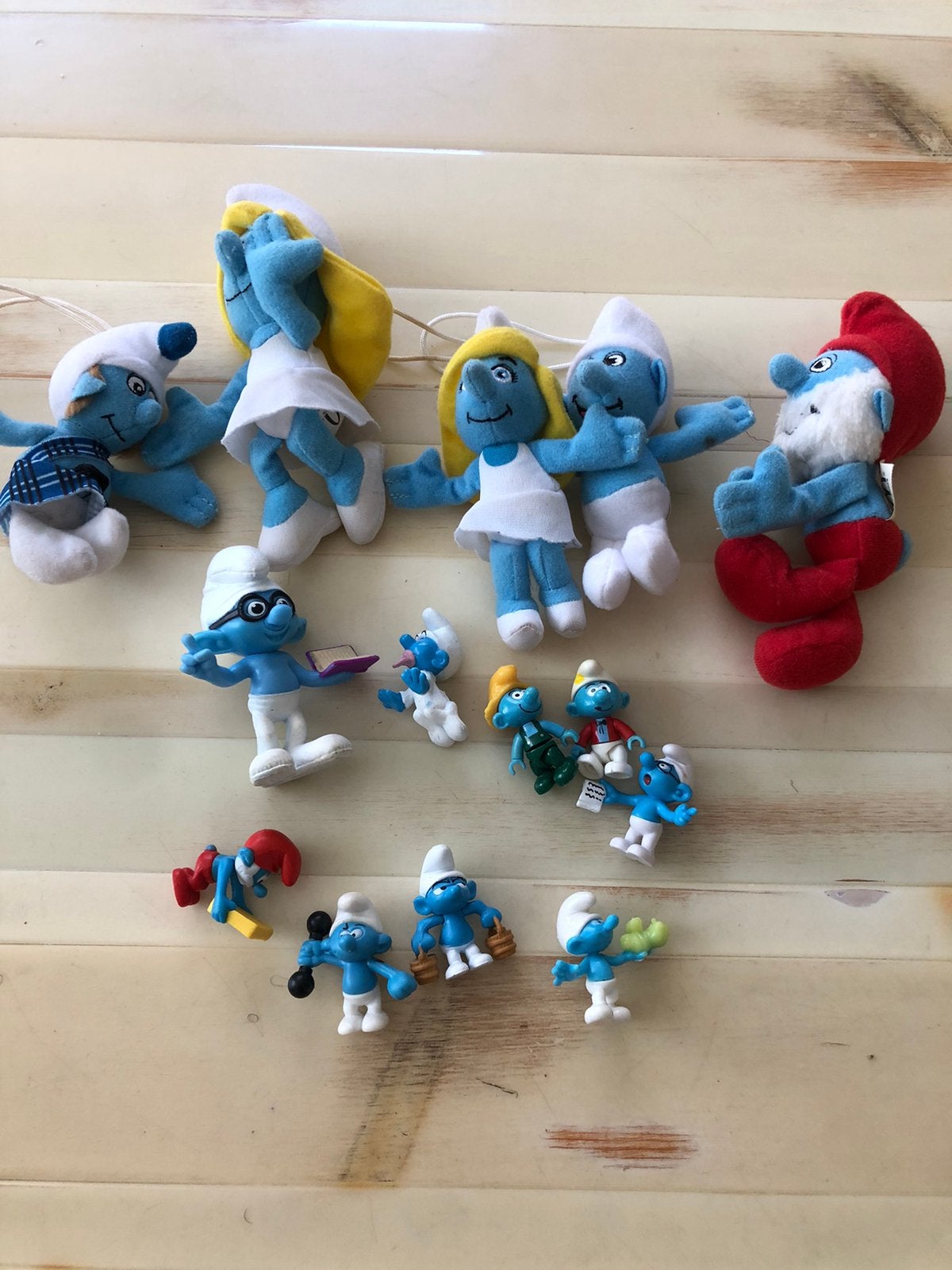 Verschillende Smurfen, Verzamelen, Smurfen, Ophalen of Verzenden, Zo goed als nieuw