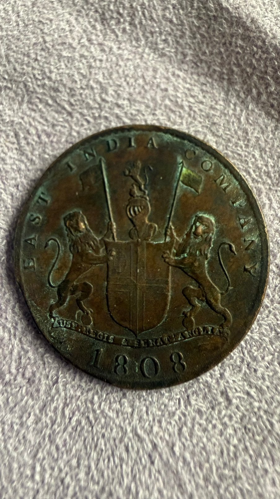 Madras 10 cash 1808 (4.66 g), Verzenden, Midden-Oosten