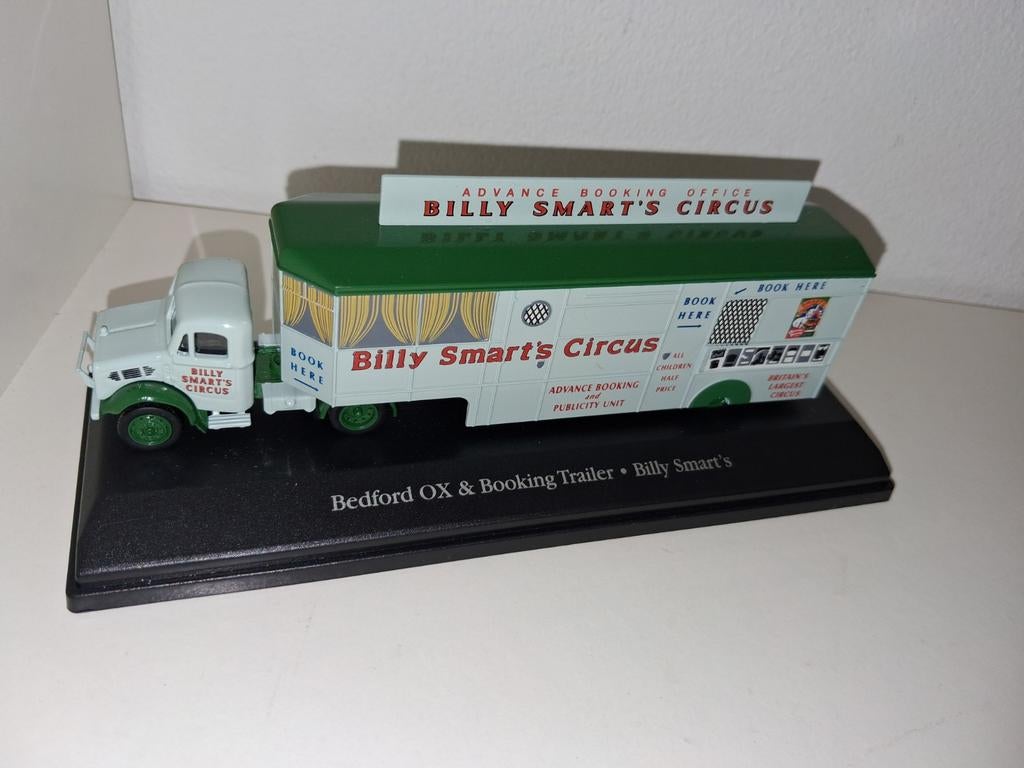 Bedford OX & Booking Trailer - Billy Smart's Circus, Hobby en Vrije tijd, Modelauto's | 1:43, Verzenden, Nvt, Nvt, Nvt