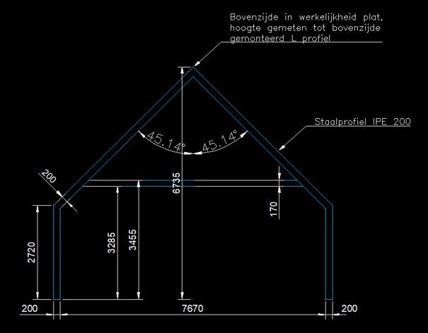 Stalen spant IPE200 IPE 200, Ophalen, IJzer