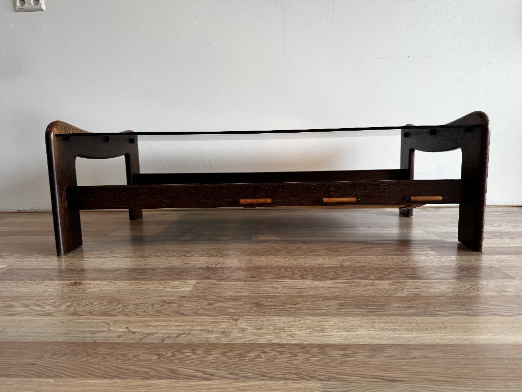 jaren '60 Vintage Salon tafel, Ophalen, Gebruikt, 100 tot 150 cm, 50 tot 100 cm